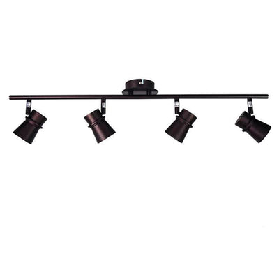 Oriel Lighting Spot Lights Yarra Spot Light Wall Mounted 4 Lights Lights-For-You OL58811/4BK 9324879217330