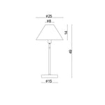 Oriel Lighting Table Lamps Belize Table Lamp Lights-For-You SL98851WH 9324879224642