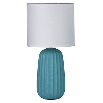 Oriel Lighting Table Lamps Benjy.25 Ceramic Table Lamp 1Lt Lights-For-You OL90111BL 9324879221184