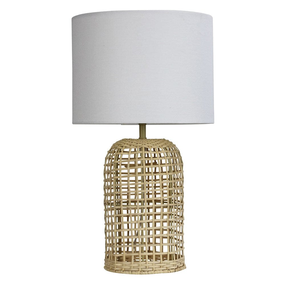 Oriel Lighting Table Lamps Brizo Table Lamp in Natural Rattan Lights-For-You OL94511 9324879223188