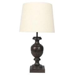 Oriel Lighting Table Lamps CADIZ Urn Shaped Distressed Style Table Lamp Lights-For-You OL98880 9324879218726