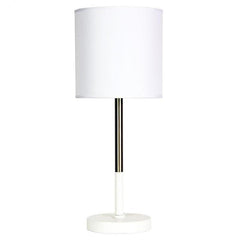 Oriel Lighting Table Lamps White/Brass Corda Table Lamp Lights-For-You OL93171WH