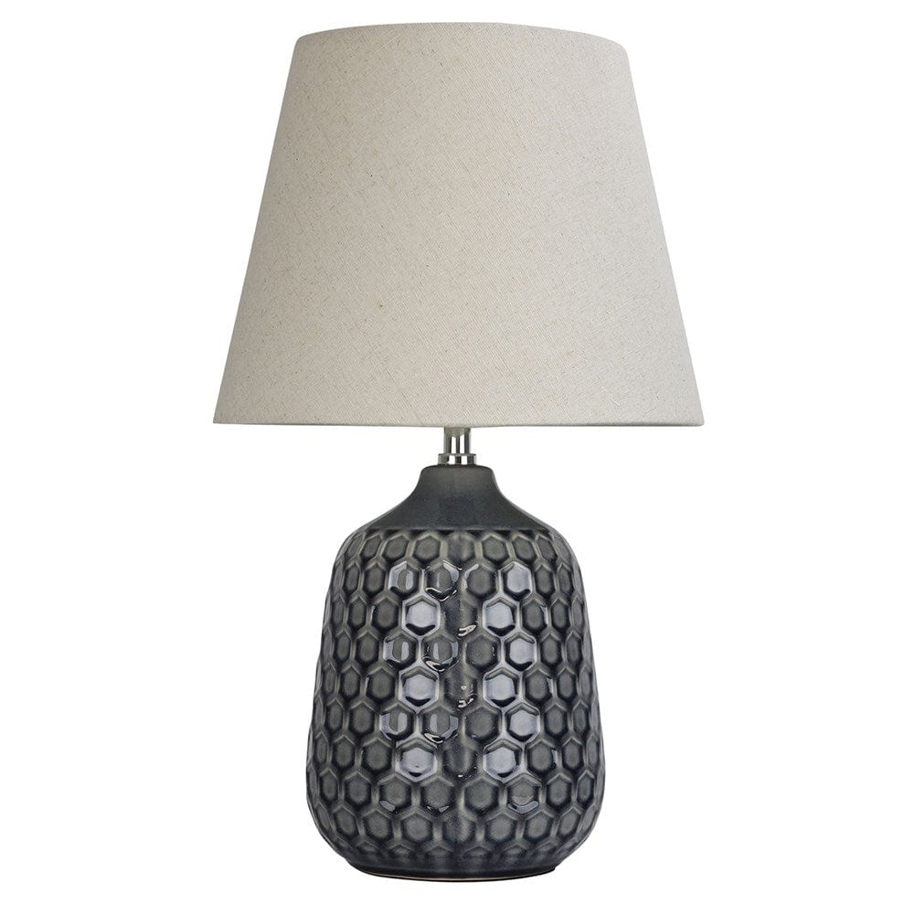 Oriel Lighting Table Lamps Daria Table Lamp in Grey Lights-For-You OL94523 9324879223218