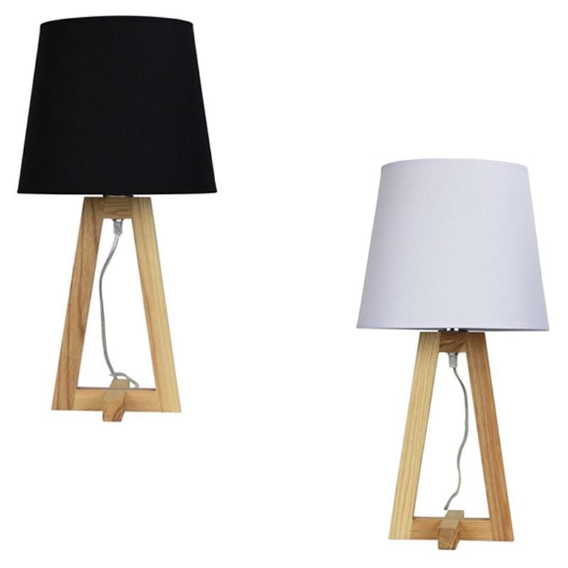 Oriel Lighting Table Lamps Edra Scandi Wooden Table Lamp Lights-For-You