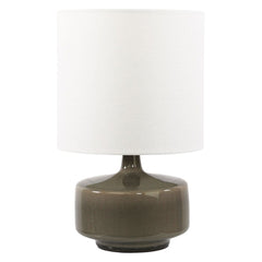 Oriel Lighting Table Lamps Fawn Ceramic Table Lamp Grey Lights-For-You OL94534 9324879224123