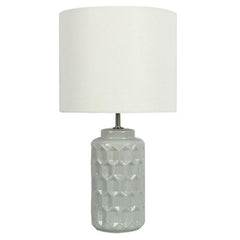 Oriel Lighting Table Lamps Helge Table Lamp in Grey Lights-For-You OL98871 9324879218634