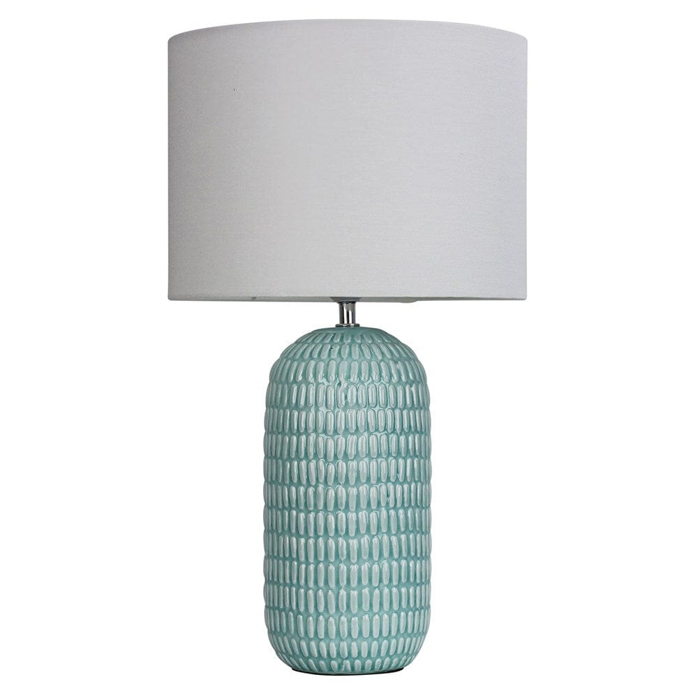 Oriel Lighting Table Lamps Hurley Table Lamp in Pale Blue Lights-For-You OL94525 9324879223232