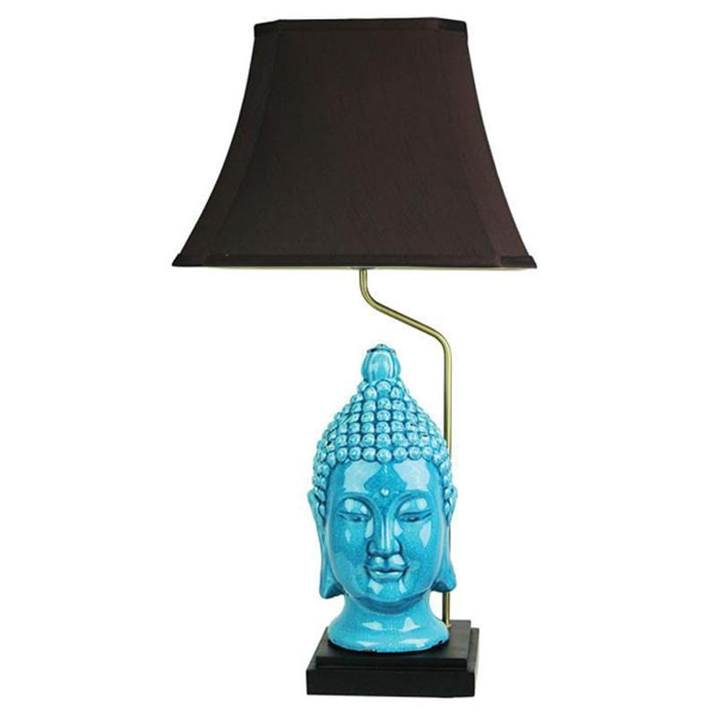 Oriel Lighting Table Lamps Jade Table Lamp Buddha Head LED/CFL Ready Lights-For-You OL96963 9324879210591