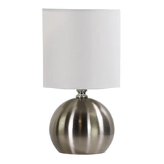 Oriel Lighting Table Lamps Lotti Touch Table Lamp Antique Brass, Brushed Chrome, Gunmetal Lights-For-You LF9201BC 9324879202244