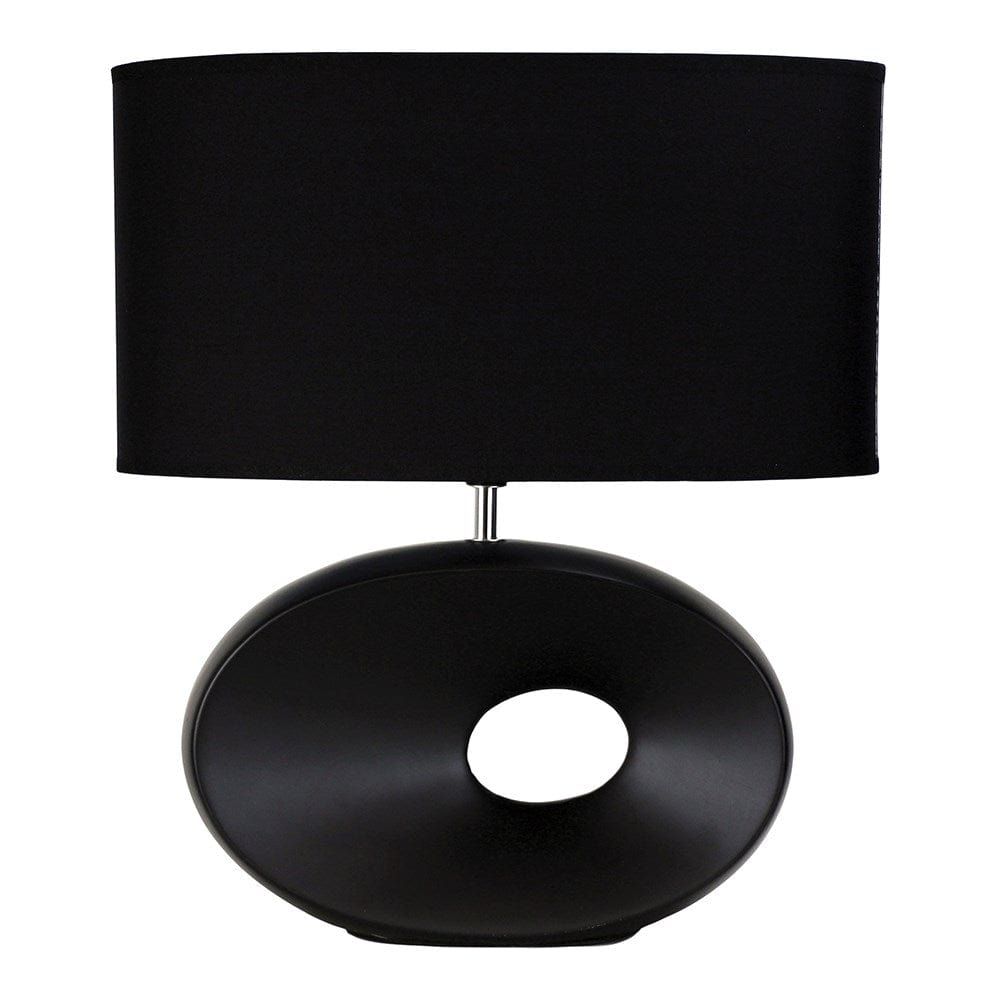 Oriel Lighting Table Lamps Black Louise Table Lamp Lights-For-You OL90153BK