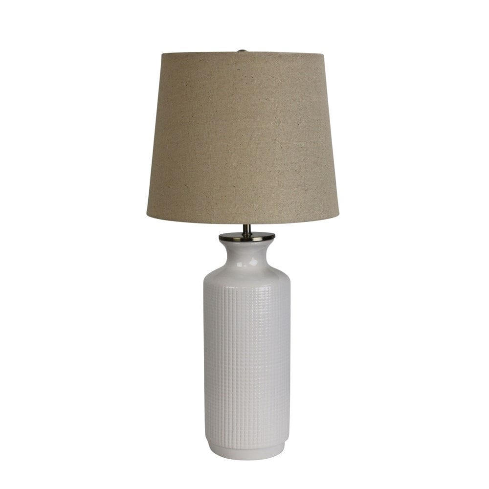 Oriel Lighting Table Lamps Matlock Table Lamp in Ivory Lights-For-You OL98896 9324879222594