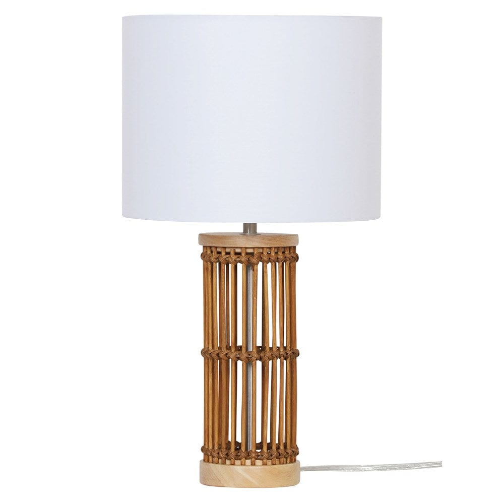 Oriel Lighting Table Lamps Medan Table Lamp Natural Bamboo Lights-For-You OL95712 9324879224215