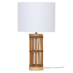 Oriel Lighting Table Lamps Medan Table Lamp Natural Bamboo Lights-For-You OL95712 9324879224215