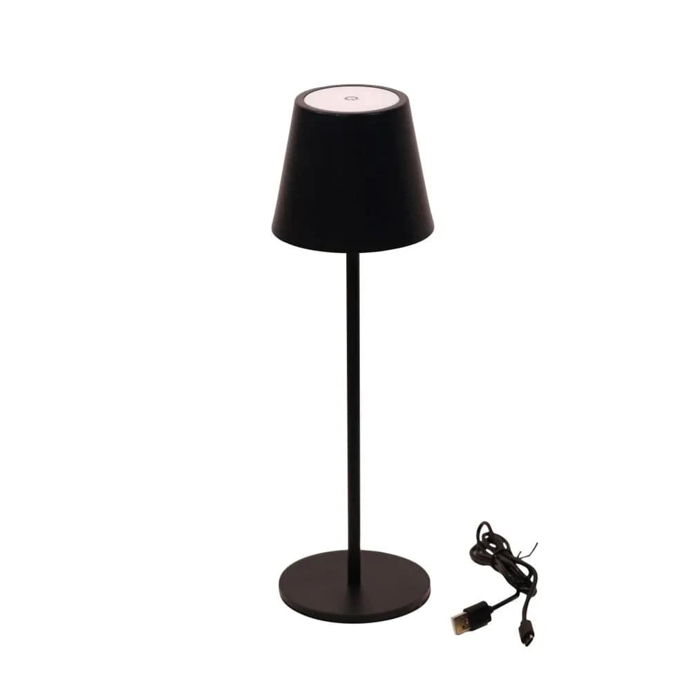 Oriel Lighting Table Lamps Oriel Mindy Rechargeable Touch Lights-For-You OL92651BK-1