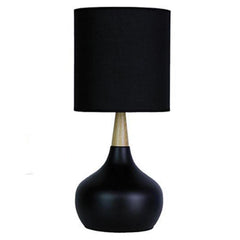 Oriel Lighting Table Lamps Pod Table Lamp On / Off Touch Lights-For-You OL93125BK 9324879209946