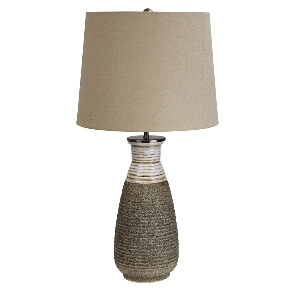 Oriel Lighting Table Lamps Potton Table Lamp in Beige Lights-For-You OL98895 9324879222587