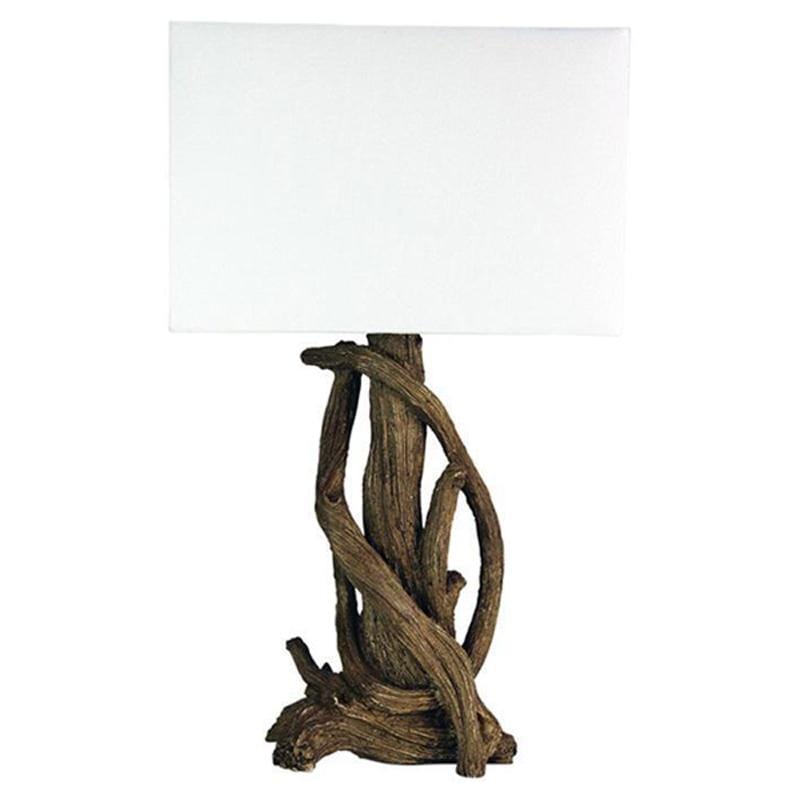 Oriel Lighting Table Lamps Sedona Table Lamp Twisted Aged Timber Finish Lights-For-You OL98836 9324879211130