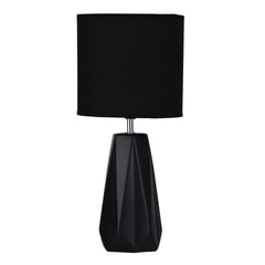 Oriel Lighting Table Lamps Black Shelly Table Lamp in Black or White Lights-For-You OL90115BK