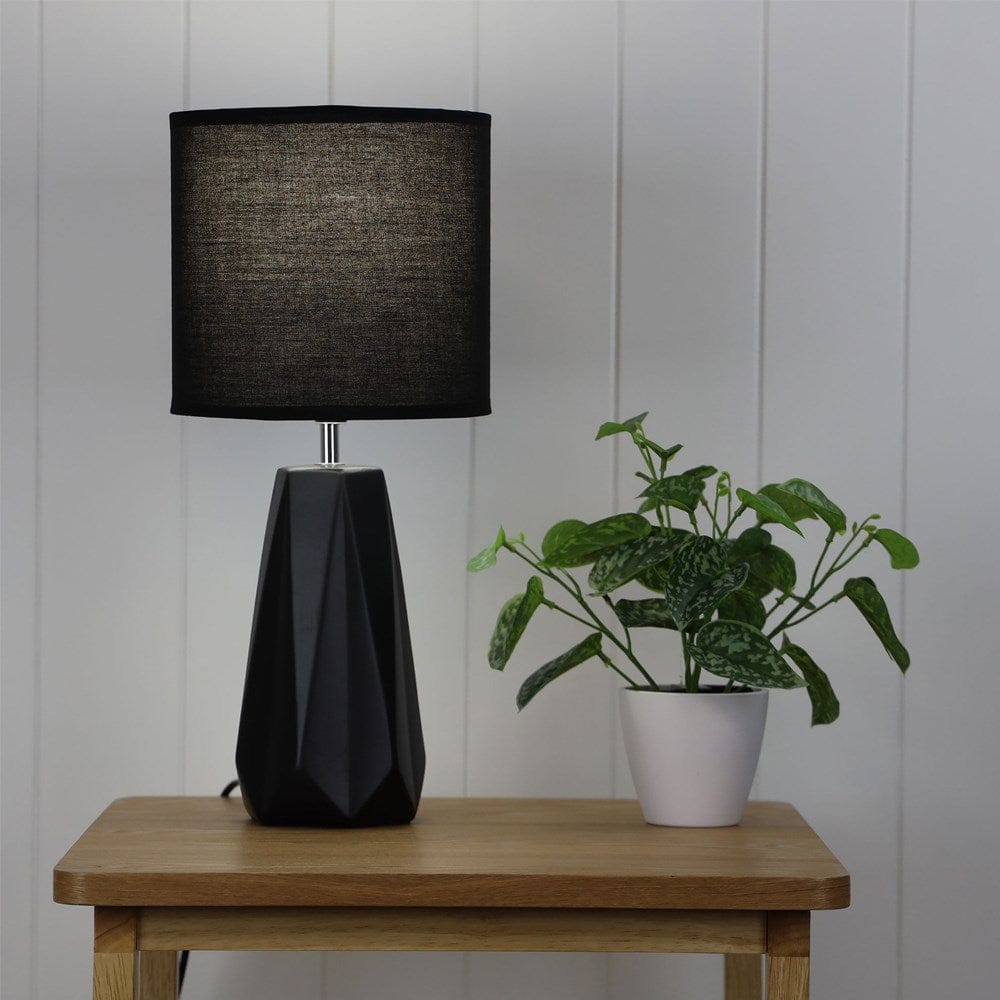Oriel Lighting Table Lamps Shelly Table Lamp in Black or White Lights-For-You