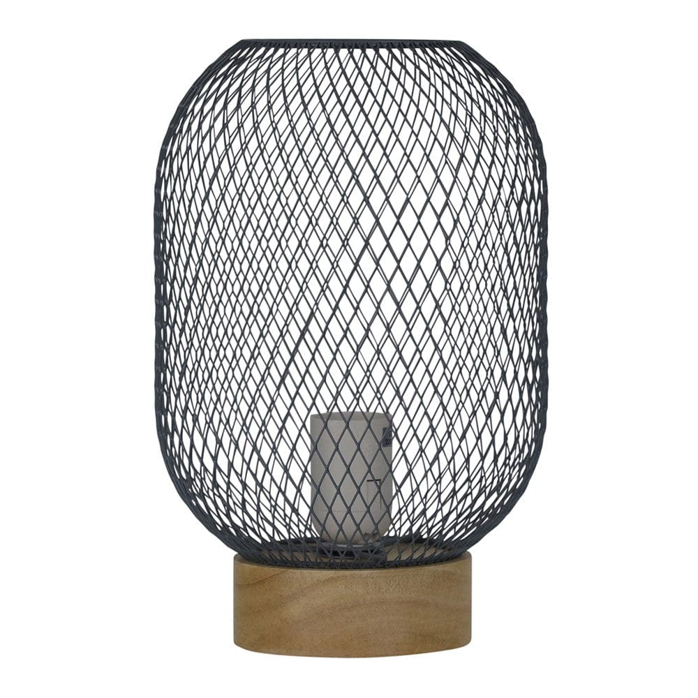 Oriel Lighting Table Lamps Tilda Mesh Table Lamp Lights-For-You OL90130GY 9324879221399