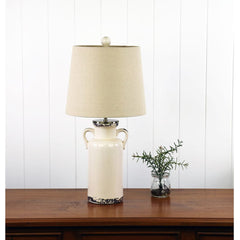Oriel Lighting Table Lamps White Whitby Ceramic Table Lamp White Lights-For-You OL98897