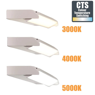 Oriel Lighting Vanity Lights MODE.90 CTS LED Vanity Light 14w 900mm in White Lights-For-You OL60853/900WH 9324879224765