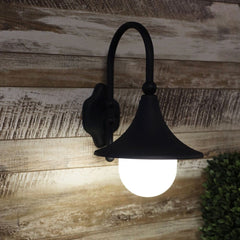 Oriel Lighting Wall Light Moca Outdoor Wall Light 1Lt in Black or White Lights-For-You
