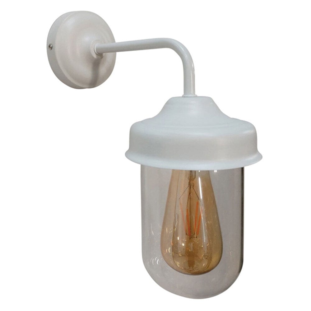 Oriel Lighting Wall Light White Unley Outdoor Wall Light 1Lt Lights-For-You OL7895WH