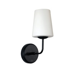 Oriel Lighting Wall Lights HOPLEY WALL LIGHT BLACK Lights-For-You OL69473BK 9324879224956