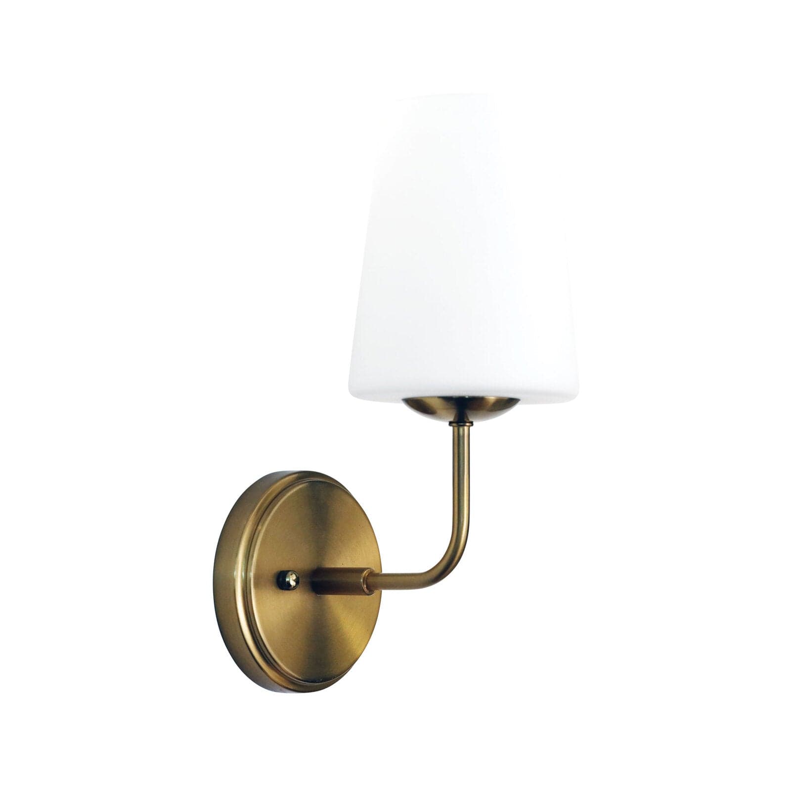 Oriel Lighting Wall Lights HOPLEY WALL LIGHT SATIN BRASS Lights-For-You OL69473SB 9324879224963