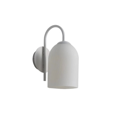 Oriel Lighting Wall Lights Oriel Arley Opal Matt Wall Light Lights-For-You OL69551WH