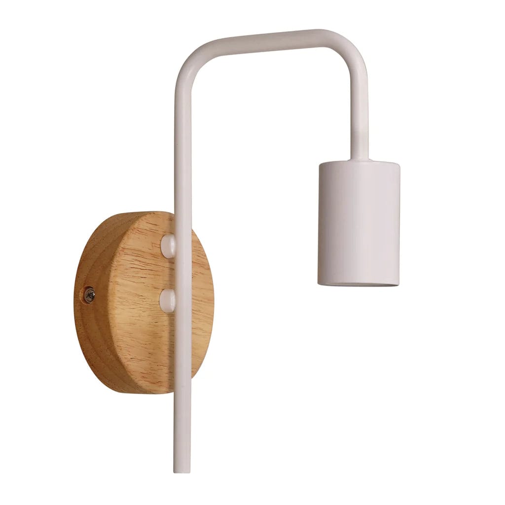 Oriel Lighting Wall Lights Scandi Indoor Wall Light in Black, White or Satin Brass Lights-For-You