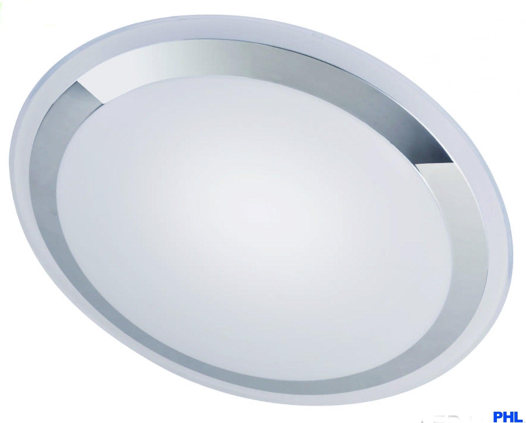Phonix Lighting Ceiling Lights PHL5108 Round LED Ceiling Light Chrome Trim by Phonix Lighting Lights-For-You OYS710CHH6-WW