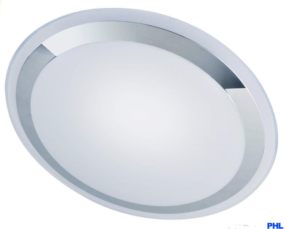 Phonix Lighting Ceiling Lights PHL5108 Round LED Ceiling Light Chrome Trim by Phonix Lighting Lights-For-You OYS710CHH6-WW