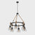 Rampside Pendant Light 6 Light Rope in Black