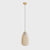 Alobrase Pendant Light 1Lt ø200mm in Chrome or Brushed Brass