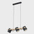 Hornwood Scandi Directional Pendant Light 3Lt in Black