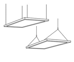 SAL Lighting Accessories LED Panel Suspension Drops Lights-For-You
