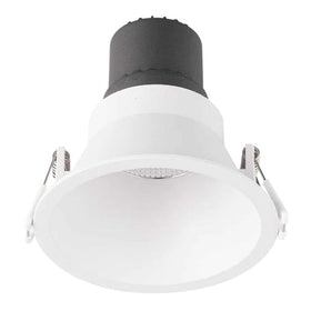 SAL Lighting LED Downlights 92mm Ripple Effect Shield LED Downlight 9w Black, White 3k S9011WW/SFI Lights-For-You S9011WW/WH/SFI
