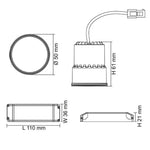 SAL Lighting LED Downlights Ripple Effect Shield LED Downlight Lights-For-You