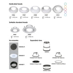 SAL Lighting LED Downlights Unifit LED Downlight 9w 3k Lights-For-You S9053WP/SFI