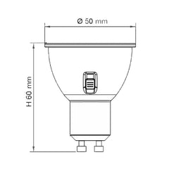 SAL Lighting LED Globes GU10 LED Globe Tri-Colour 4w Non-Dimmabl Lights-For-You GU10L350TC