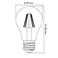 SAL Lighting LED Globes LED Clear Lamp 4w B22/E27 Lights-For-You