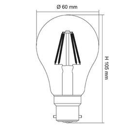 SAL Lighting LED Globes LED Clear Lamp 4w B22/E27 Lights-For-You