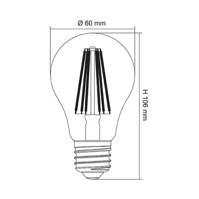 SAL Lighting LED Globes LED Clear Lamp 8w Lights-For-You