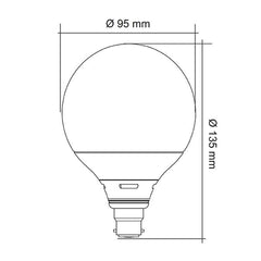 SAL Lighting LED Globes LED Opal 10w B22/E27 3k/6k Globes Lights-For-You