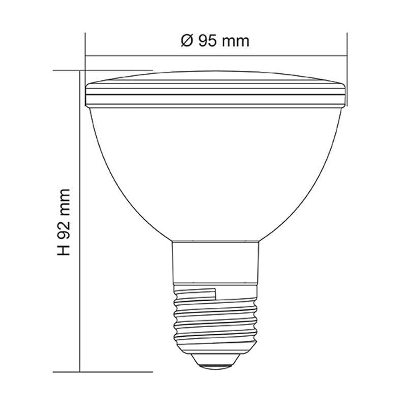 SAL Lighting LED Globes LED PAR30 9w Globe 3000k/6000K Lights-For-You