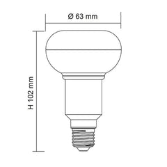 SAL Lighting LED Globes LED R Series 9W Globes E27 3000k/6000k Lights-For-You