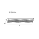SAL Lighting LED Louver Troffer L-LINE MKII LED Louver Troffer Sunny Lighting Lights-For-You S9734/312L/CW