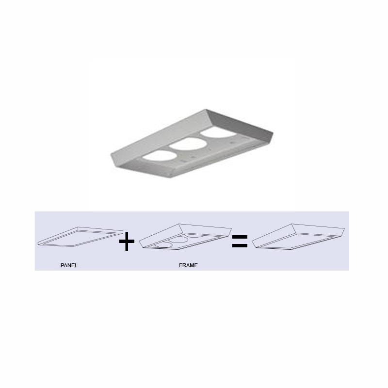 SAL Lighting | S306FM LED Panel Surface Mounted Frame White